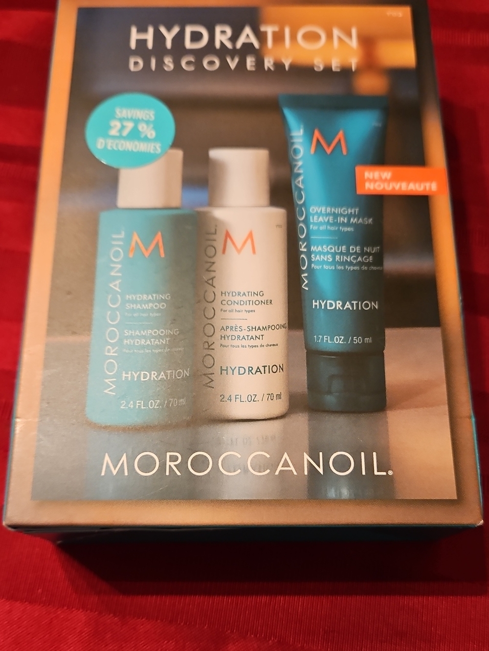 Moroccanoil Hydration Discovery Set - Shampoo, Conditioner, Mask